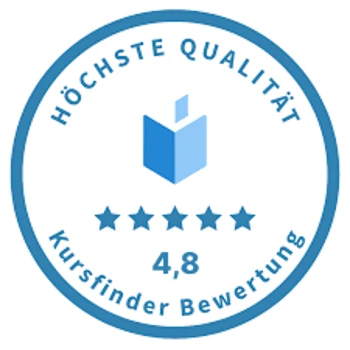 Kursfinder.de Siegel: Bewertung 4,8